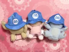 モンスターズインク ミルキーボア ヘルメットに隠れちゃったマスコット 3種セット