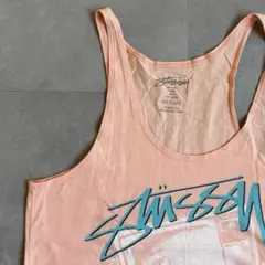 USA製 古着 00s ステューシー タンクトップ Tシャツ