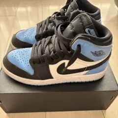 Nike Air Jordan 1 Mid ブラック/ブルー
