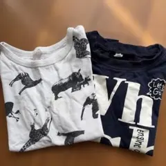 子ども　Tシャツ　110 シミあり　まとめ売り　2枚セット