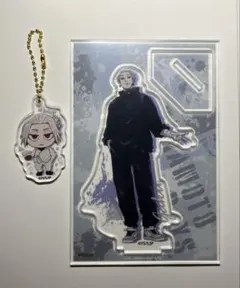 サカモトデイズ　楽　キーホルダー　クリアスタンド　ダイソー