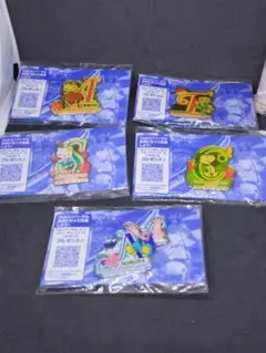 ★未開封品★USJ７周年キャラクターピンバッジ 5個セット★
