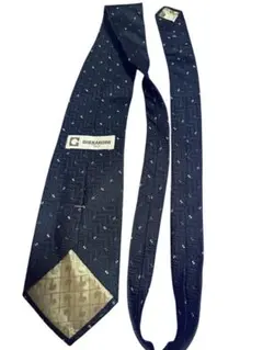 G ブランド ネクタイ 黒 ヘリンボーン