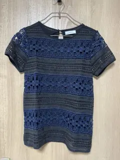 《ユナイテッドアローズ 》ボーダーレースカットソー:M