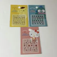 サンリオ ネイルシール　わくわくフレンズ　3枚セット
