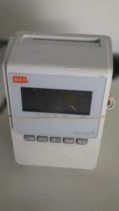 D*送様 1415/MAX ER-110S5 タイムレコーダー　訳ありのサムネイル