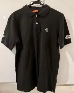 BEAMS GOLF×STARWARS ダースベイダー刺繍ポロ M 黒 日本製のサムネイル