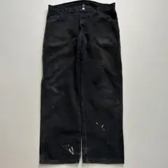 ディッキーズ ダックペインターパンツ フェードブラック W36 黒
