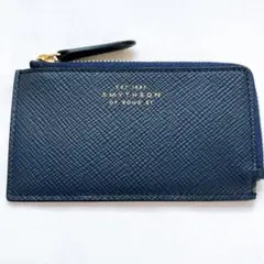 未使用級✨️美品✨️　スマイソン　コンパクトウォレット　ミニ財布　ネイビー 未使用級✨️美品✨️ スマイソン コンパクトウォレット ミニ