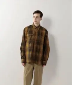 RATS 25ss COTTON LINEN CHECK SHIRT 木村拓哉 - メルカリ