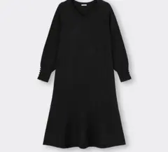 GUフレアニットワンピース