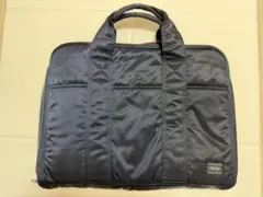 〈美品〉ポーター PORTER タンカー ビジネスバッグ 多機能ポケットネイビー