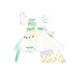 アイプリバースリング３弾 ダークカルテットスターバズリウムホワイトグリーン 星４