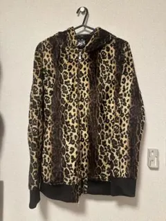 ヒョウ柄 パーカー