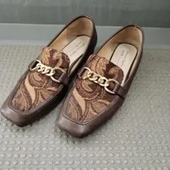 オリエンタルトラフィック×アースミュージック＆エコロジー】ローファー 37サイズ