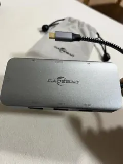 USB C ハブ 6-in-1 アダプタ タイプc GADEBAO