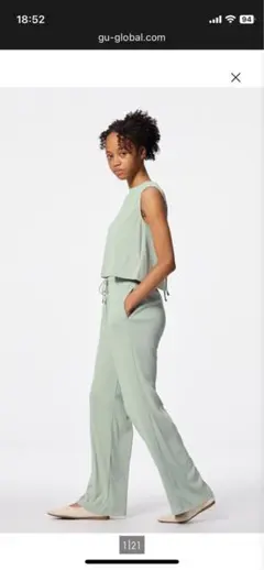 ☆新品タグ付き☆GUプルオンパンツ(定価1990円)☆本日限定☆タイムセール価格