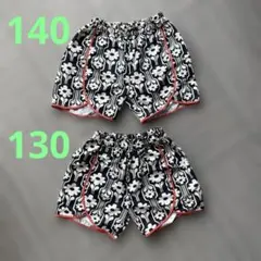 マーキーズ　水陸両用パンツ　ショートパンツ　花柄　130 140 お揃い