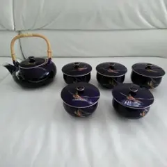 香蘭社 湯呑み セット　新品未使用　オールド香蘭社　レトロ　香蘭社蓋付きお買い得