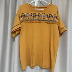 as know as 半袖Tシャツ マスタードカラーのサムネイル
