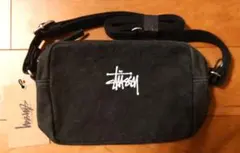 stussy キャンバスショルダーポーチ 23SS 完売品 ブラック FADE - メルカリ