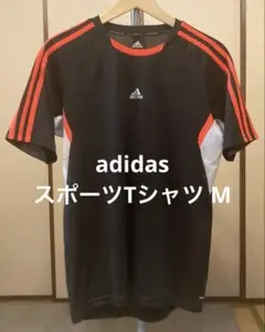 adidas climacool ショートスリーブTシャツ Mブラック/オレンジ