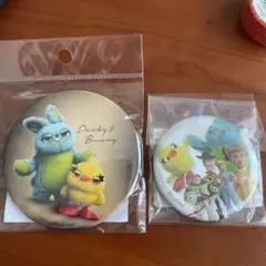 【即購入◎】トイ・ストーリー4 缶バッジ 2個セット