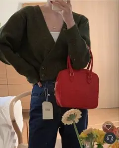 NUGU クロップ秋ニットカーディガン