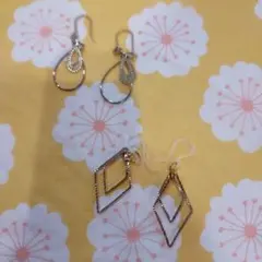 値下げ　新品　樹脂　ピアス