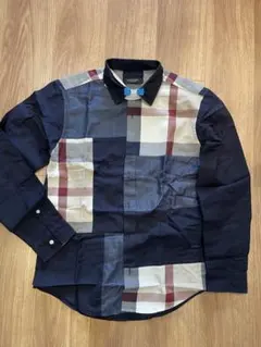 【BLACK LABEL CRESTBRIDGE】パッチワーク 長袖シャツのサムネイル