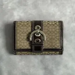 小物 vintage coach SOHO BEE signature Wallet vintage coach SOHO BEE signature Wallet - メルカリ