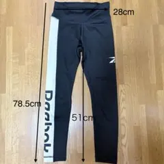 Reebok トレーニングタイツ ブラック Sのサムネイル