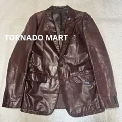 TORNADO MART トルネードマート　レザージャケット　y2k ブラウンのサムネイル