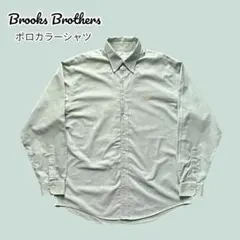 ブルックスブラザーズ　ポロカラーシャツ　ミントグリーン　春カラー　Lサイズ
