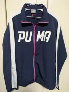 PUMA レディース ジャージ ジャケット ネイビーのサムネイル