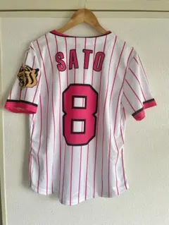ピンク★M 阪神 8 佐藤輝明 ユニフォーム タイガース コスプレ 佐藤