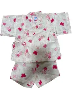 ミキハウス花柄 甚平 80サイズ