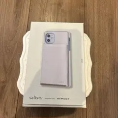 未使用salistyキャッシュレスケースiPhone11専用S-HC011K白