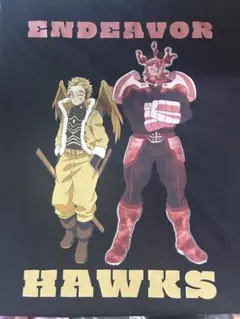 ヒロアカ　ホークス　エンデヴァー　Tシャツ