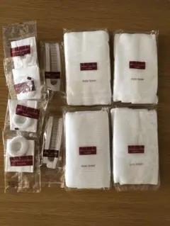 アメニティ　三井ガーデンホテル　ボディタオル•ヘアブラシ•コットン