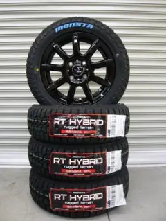 送料込☆デイトナ+モンスタRT☆155/65R14☆エブリーキャリーハイゼット 送料込☆デイトナ+モンスタRT☆155/65R14☆エブリーキャリーハイゼット