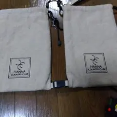 新品　シューズケース　HANNA COUNTRY CLUB 巾着型左右 1セットのサムネイル