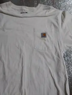 Carhartt ホワイト Tシャツ ポケット付き