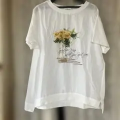 レディスTシャツ 刺繍　プリント　Lサイズ雪だるま様専用のサムネイル