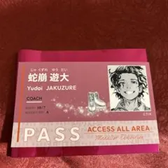 メダリスト展　スタッフパスステッカー　蛇崩遊大