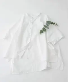 nop de nod ＊ Cielタイプライタースワン刺繍入り半袖シャツ