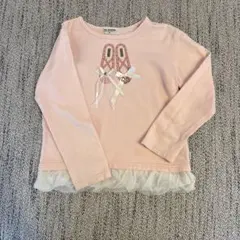 pom ponette バレエシューズ 長袖カットソー130