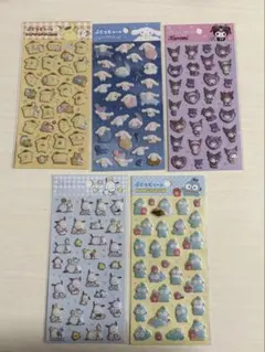 ダイソー サンリオのぷくっとシール5種　6枚