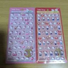 ボンボンドロップシール　ミニ　ハローキティ　ピンク　レッド　クーリア　正規品
