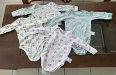 UNIQLO ベビー肌着 80cm 長袖 4枚セット